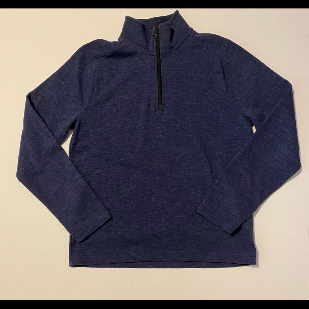 EUC Banana Republic 1/4 Zip Sweatshirt SZ M Blue